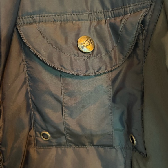 Miss Sixty M60 Green Winter Parka Jacket - Picture 3 of 10